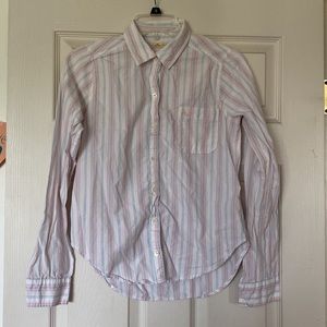 Hollister size xs long sleeve button down top